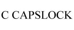 C CAPSLOCK trademark