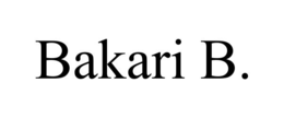 BAKARI B. trademark