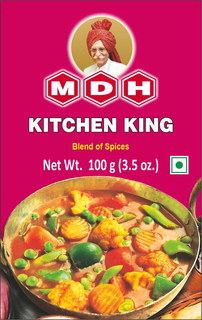 MDH KITCHEN KING BLEND OF SPICES NET WT. 100 G (3.5 OZ.) trademark