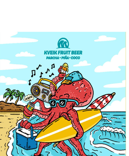 KVEIK FRUIT BEER PARCHA • PIÑA • COCO ¡KSHH! trademark