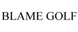 BLAME GOLF trademark