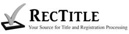 RECTITLE YOUR SOURCE FOR TITLE AND REGISTRATION PROCESSING trademark