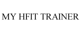 MY HFIT TRAINER trademark