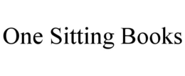 ONE SITTING BOOKS trademark