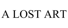 A LOST ART trademark