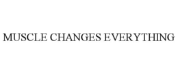 MUSCLE CHANGES EVERYTHING trademark
