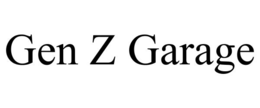GEN Z GARAGE trademark