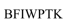 BFIWPTK trademark