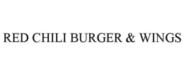 RED CHILI BURGER & WINGS trademark