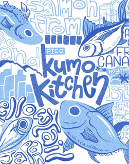 SALMON FROM PICO KUMO KITCHEN OE AND ELLOWTAIL JAPAN A FR CANA HOLLYWO BL F T F trademark