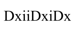 DXIIDXIDX trademark