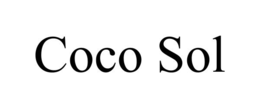 COCO SOL trademark