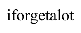 IFORGETALOT trademark
