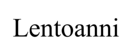 LENTOANNI trademark