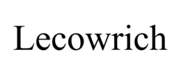 LECOWRICH trademark
