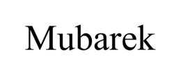 MUBAREK trademark