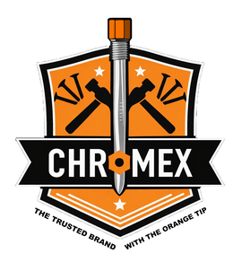 CHROMEX THE TRUSTED BRAND WITH THE ORANGE TIP trademark