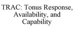 TRAC: TONUS RESPONSE, AVAILABILITY, AND CAPABILITY trademark