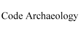 CODE ARCHAEOLOGY trademark