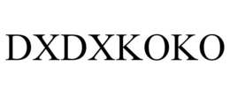 DXDXKOKO trademark