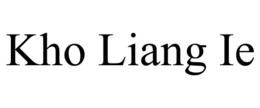 KHO LIANG IE trademark