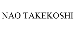 NAO TAKEKOSHI trademark