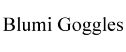 BLUMI GOGGLES trademark