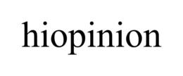 HIOPINION trademark