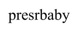 PRESRBABY trademark