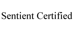 SENTIENT CERTIFIED trademark