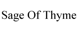 SAGE OF THYME trademark