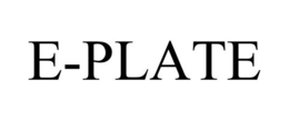 E-PLATE trademark