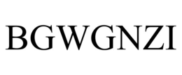 BGWGNZI trademark