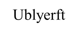 UBLYERFT trademark