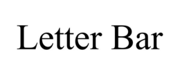 LETTER BAR trademark
