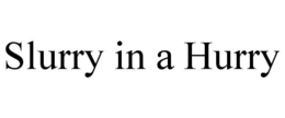 SLURRY IN A HURRY trademark