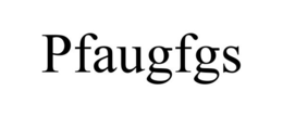 PFAUGFGS trademark