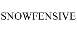 SNOWFENSIVE trademark