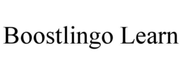 BOOSTLINGO LEARN trademark