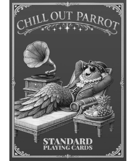 CHILL OUT PARROT STANDARD PLAYING CARDS trademark
