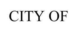 CITY OF trademark