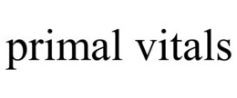 PRIMAL VITALS trademark