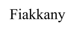 FIAKKANY trademark