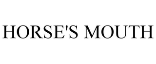 HORSE'S MOUTH trademark