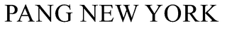 PANG NEW YORK trademark