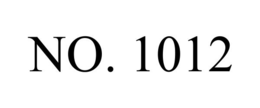 NO. 1012 trademark