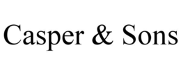 CASPER & SONS trademark