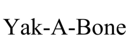 YAK-A-BONE trademark