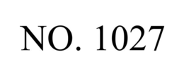 NO. 1027 trademark