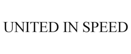 UNITED IN SPEED trademark